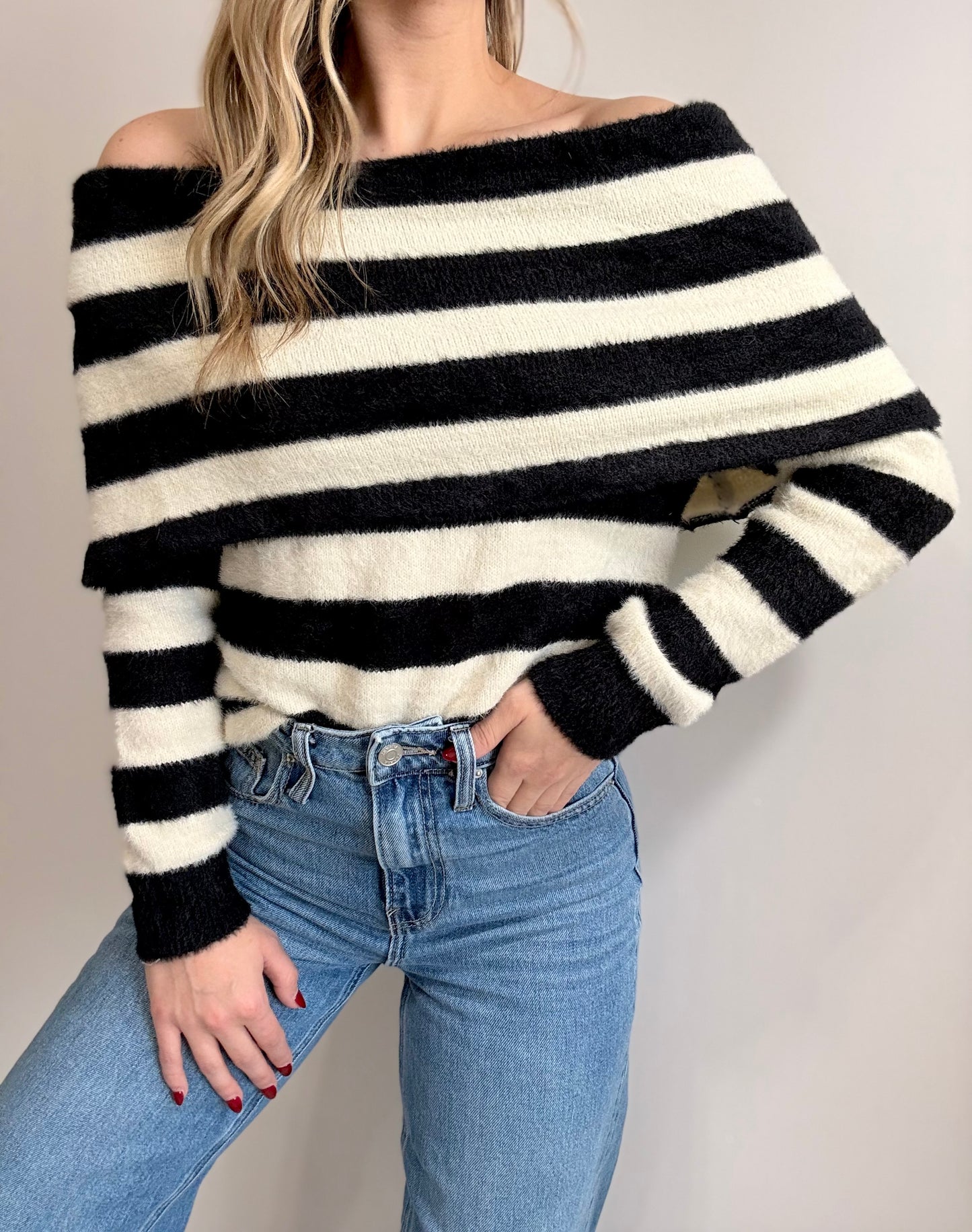 Striped Moment Sweater