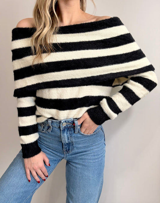 Striped Moment Sweater